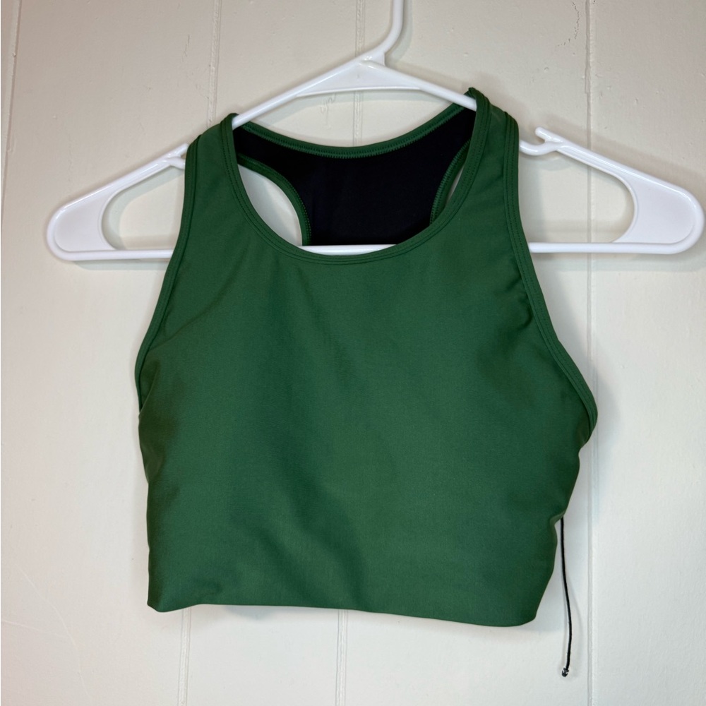 NWOT The Upside Oxford Nora cutout sports bra SIZE 4